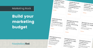 Build your marketing budget