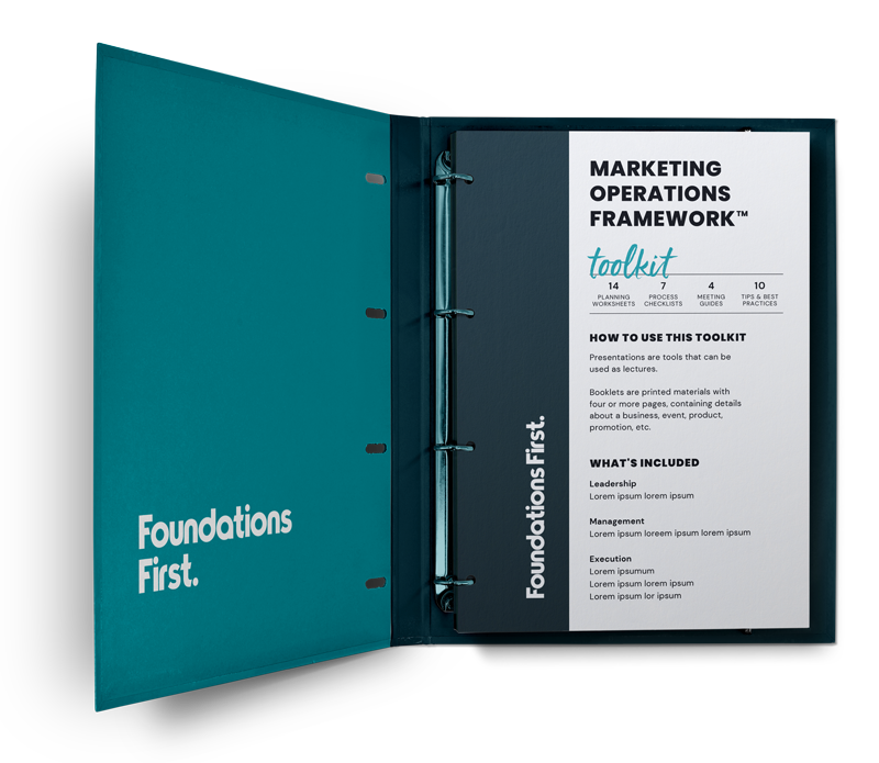 Marketing Operations Framework Toolkit