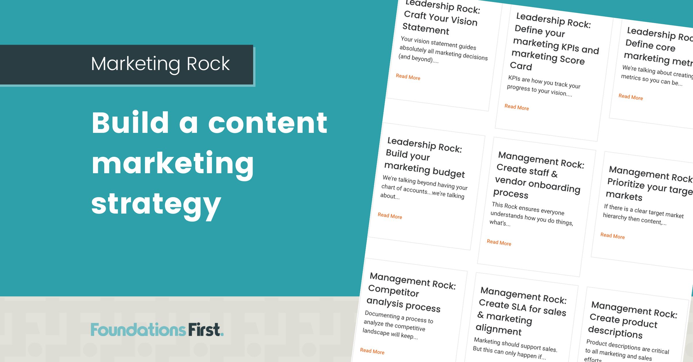 Marketing Rock - Build Your Content Strategy