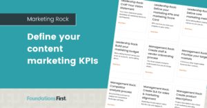 Rock - Content Marketing KPIS