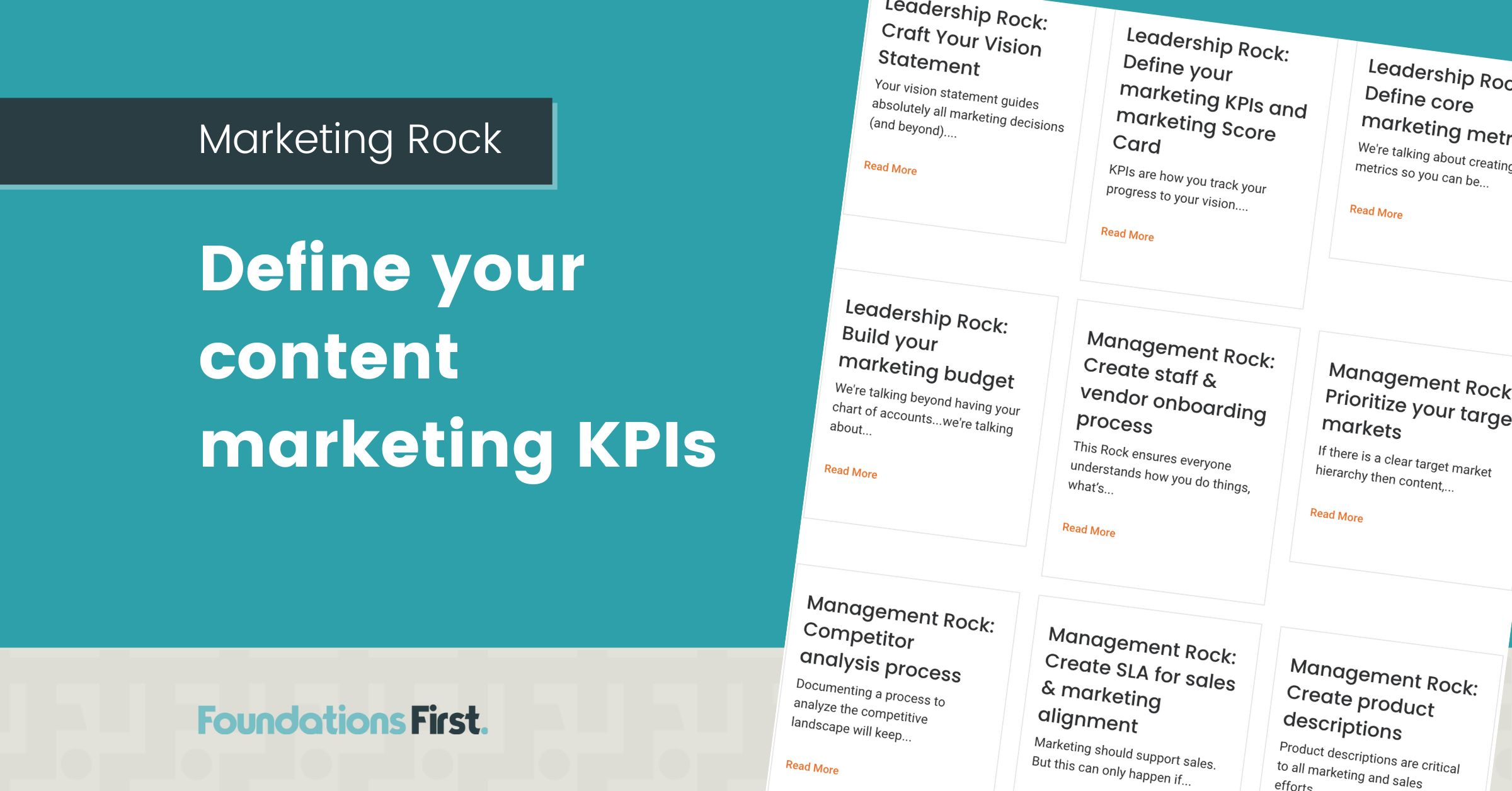 Rock - Content Marketing KPIS
